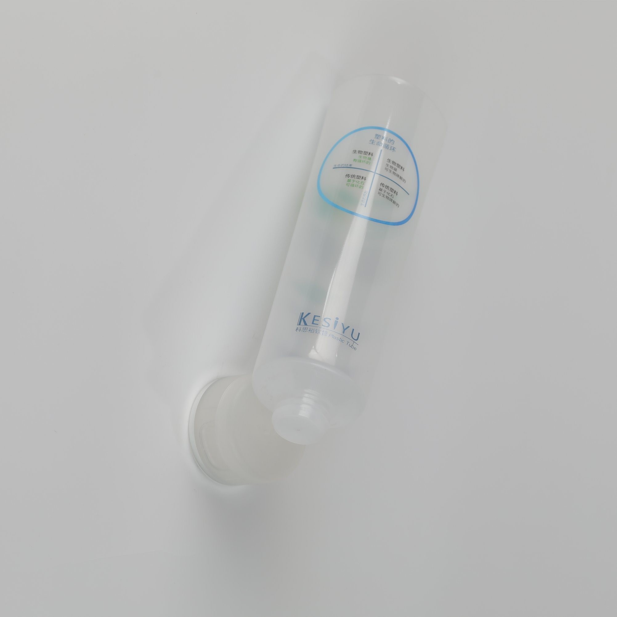 PE Tube Plastic Packaging Materials Cosmetic Tube Shaping Cream with Brush Head