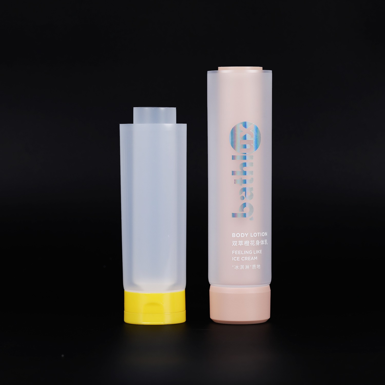 China Transparent Cosmetic Squeeze Tube Soft Plastic Hoses Packaging Manufacturer