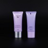 Stock Product White PE Plastic Soft Tube Hand Cream Facial Cleanser Tube Cosmetic Packaging