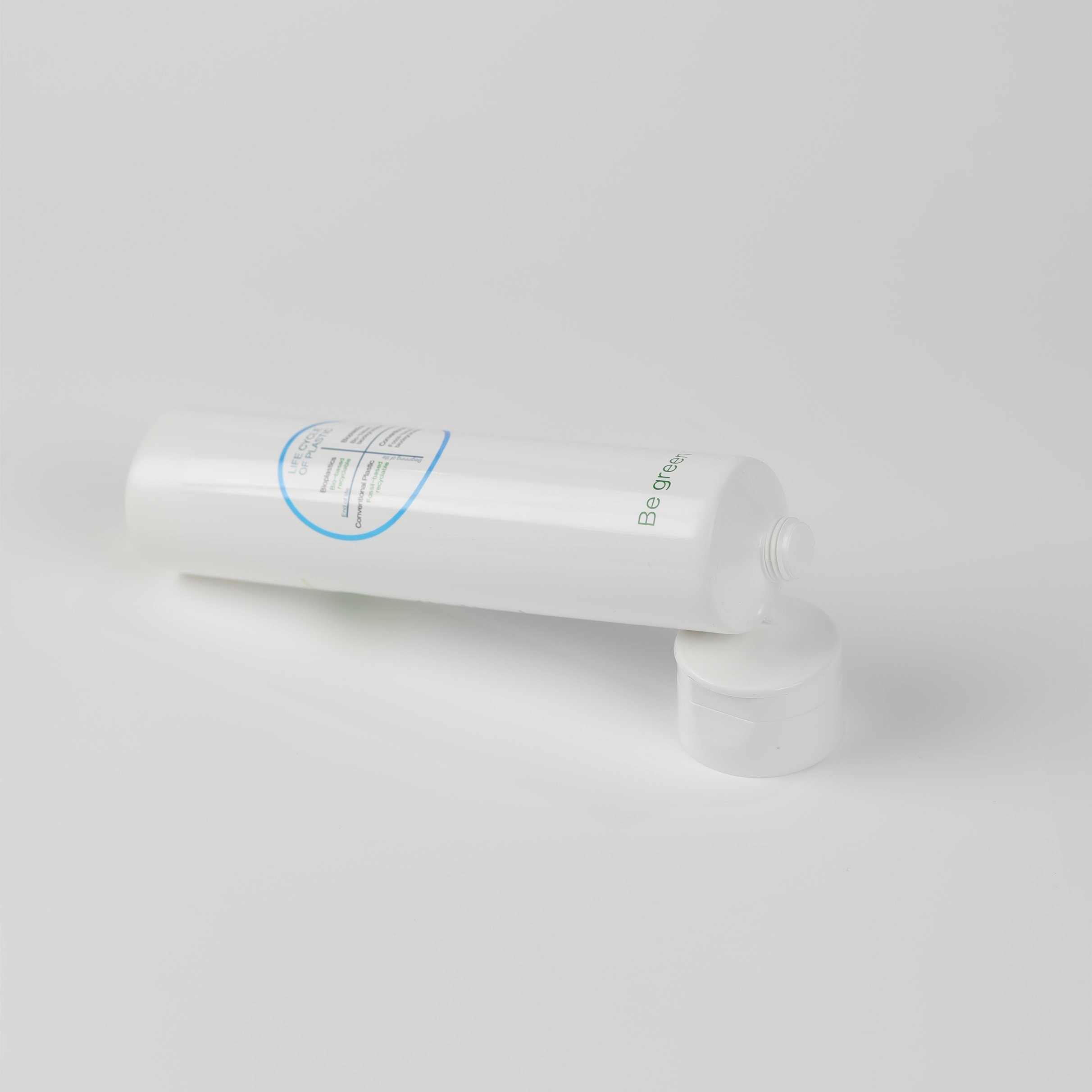 Recyclable Clear Conventional Plastic Soft Cosmetic Squeeze Packaging Hoses