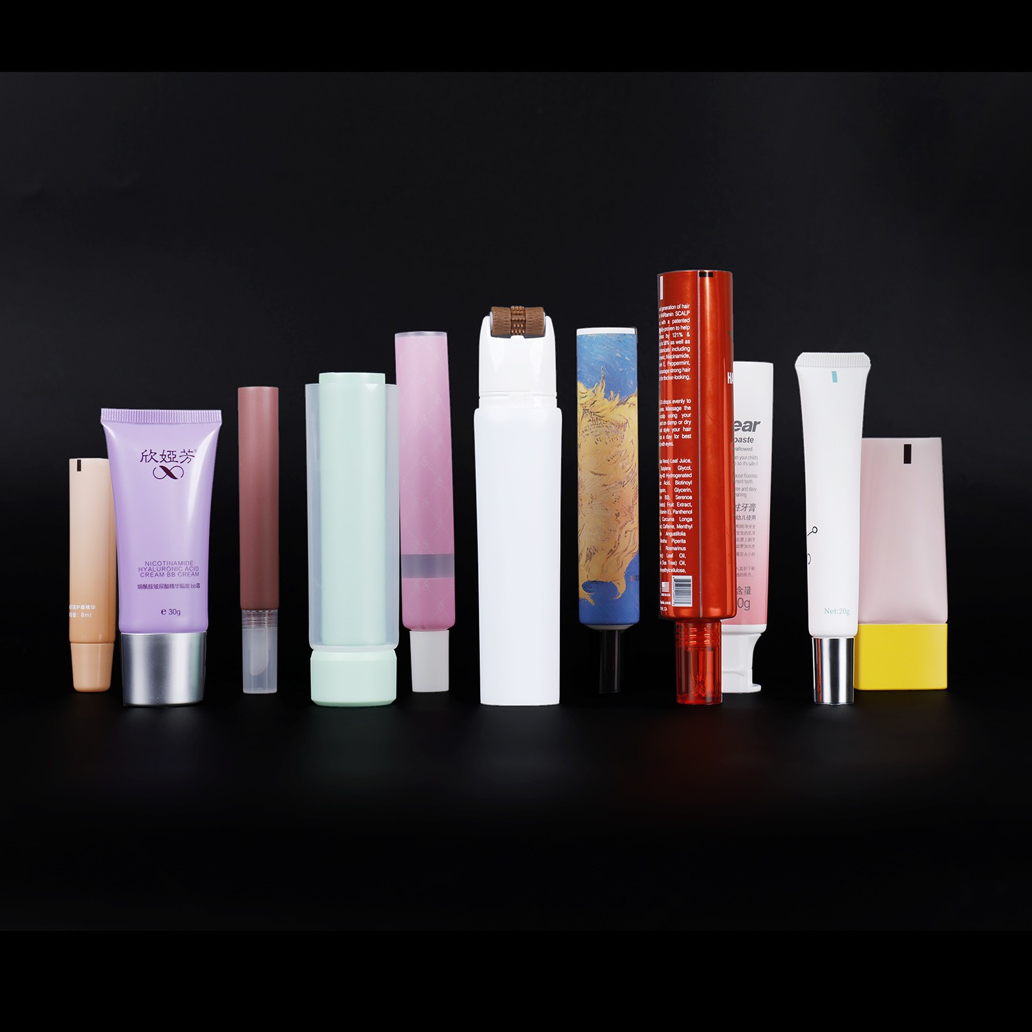 Wholesale Matte Black Plastics Custom Private Label Cosmetics Container Panstick Makeup Empty Foundation Stick Tube Packaging