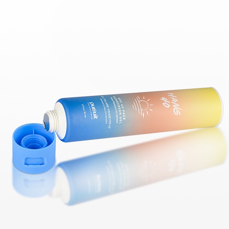 50ml Cosmetic Soft PE Squeeze Packaging Tube for Face Wash Body Lotion Hand Cream Sunscreen Cream with Flip Top